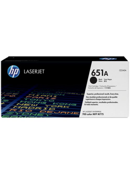 HP CE340A Toner Black 13.500 oldal No.651A (Eredeti)