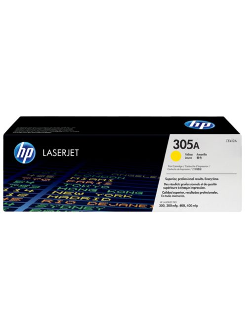 HP CE412A Toner Yellow 2.600 oldal No.305A (Eredeti)