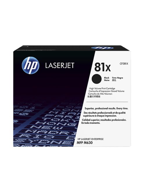 HP CF281X Toner Black 25.000 oldal No.81X (Eredeti)