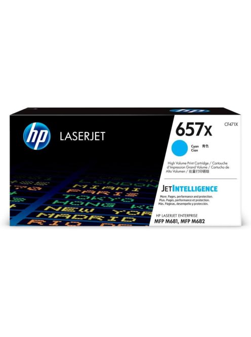 HP CF471X Toner Cyan 23.000 oldal No.657X (Eredeti)