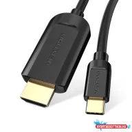 VENTION KÁBEL Type-C - HDMI 2M Fekete