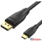 VENTION KÁBEL USB-C to DP Kábel 2M Black