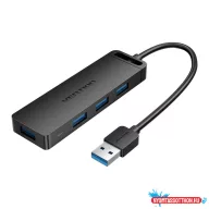 VENTION 4-Port USB 3.0 Hub táppal 0.15M Black