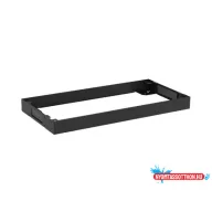   Lanberg CK01-62-B 600x1200mm fekete lábazat álló rack szekrényhez