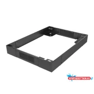   Lanberg CK01-66-B 600x600mm fekete lábazat álló rack szekrényhez