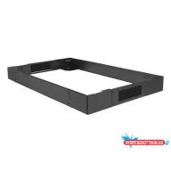   Lanberg CK01-82-B 800x1200mm fekete lábazat álló rack szekrényhez