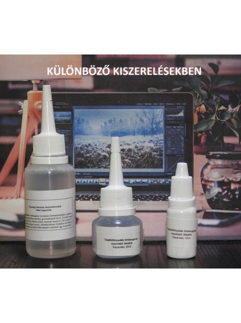 Prémium Tisztító folyadék tintasugaras nyomtatóhoz - 30ml