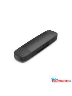   Vention USB-A 3.0 + USB-C 3.0 (2-in 1, SD+TF, fekete), kártyaolvasó
