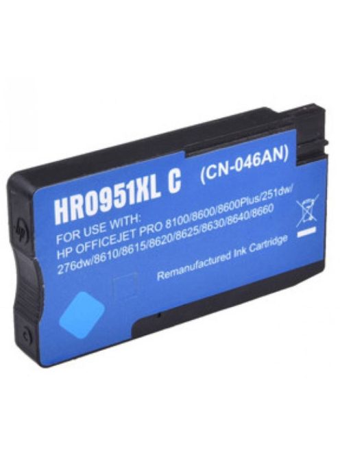HP CN046AE Pat. Cy 1,5k No.951XL/KTN/ ( utángyártott )