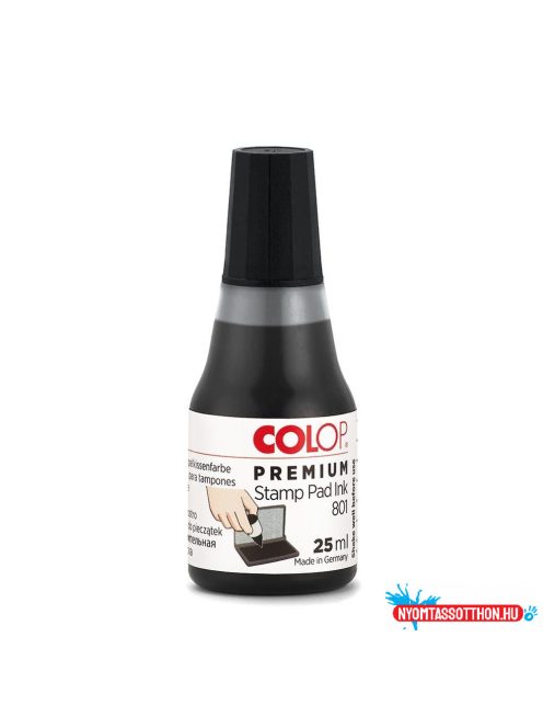 Bélyegzõfesték C 801/25 ml, Colop fekete