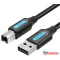 VENTION KÁBEL USB 2.0 A M to B M Kábel with Ferrite Cores 10M