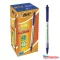Golyóstoll, 0,32 mm, nyomógombos, BIC "Clic Stic ecolutions", kék
