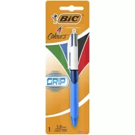   Golyóstoll, 0,32 mm, nyomógombos, négyszínű, BIC "4 Colours Grip Original"