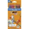 Színes ceruza készlet, BIC KIDS "Evolution Stripes", 12 különböző szín