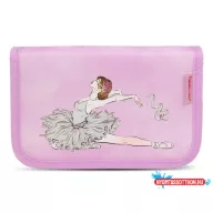   Tolltartó, klapnis, cipzáras, BELMIL "Ballerina", lila, balerina