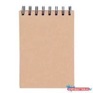   Jegyzetfüzet, spirálozott, A6, vonalas, 80 lap, OFFICE PRODUCTS "Craft"
