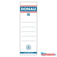   Cserecímke, iratrendezőhöz, öntapadó, 54x153 mm, DONAU, fehér