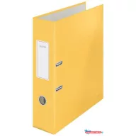   Iratrendező, 80 mm, A4, karton, 180°, LEITZ "Cosy Soft Touch", melegsárga