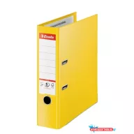   Iratrendező, 80 mm, A4, PP, élvédő sínnel, ESSELTE "Standard Plus", Vivida sárga