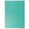 Spirálfüzet, A5, kockás, 80 lap, ESSELTE "Colour'Breeze", zöld