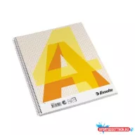 Spirálfüzet, A4, kockás, 70 lap, ESSELTE
