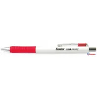   Golyóstoll, 0,4 mm, nyomógombos, FLEXOFFICE "Senior", piros