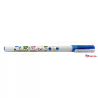   Golyóstoll, 0,3 mm, kupakos, FLEXOFFICE "Monstar", kék