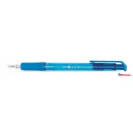   Golyóstoll, 0,4 mm, nyomógombos, FLEXOFFICE "EasyGrip", kék
