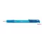 Golyóstoll, 0,4 mm, nyomógombos, FLEXOFFICE "EasyGrip", kék