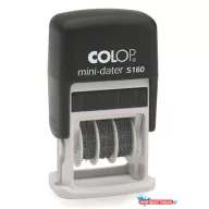 Dátumbélyegző, COLOP "S 160", kék párna