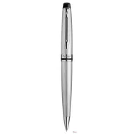   Golyóstoll, 0,7 mm, csiszolt fém tolltest, ezüst klip, WATERMAN "Expert III", kék
