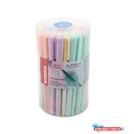   Golyóstoll, 1,0 mm, kupakos, háromszögletű, KORES "KOR-M Pastel", kék