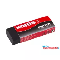 Radír, KORES "KE-20", fekete
