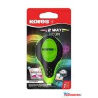   Hibajavító roller, 4,2 mm x 8 m, KORES "2WAY Neon", vegyes színekben