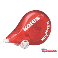   Hibajavító roller, 4,2 mm x 8 m, KORES "Scooter", piros