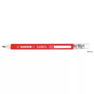   Grafitceruza radírral, HB, háromszögletű, jumbo, KORES "Coach"