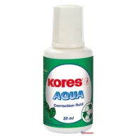   Hibajavító folyadék, vízbázisú, 20 ml, KORES "Aqua"