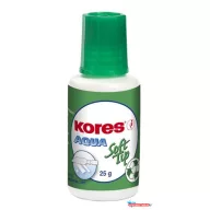   Hibajavító folyadék, vízbázisú, szivacsos, 20 ml, KORES "Aqua Soft Tip"