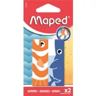 Radír, állatos, MAPED „Animals”, vegyes minták, 2 db