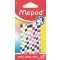 Radír, kockamintás, MAPED „Checkerboards”, vegyes minták, 2 db