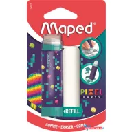 Radírstift, pótbéllel, MAPED "Pixel Party"