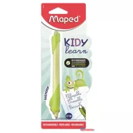   Írástanuló rollertoll, 0,7 mm, radírozható, MAPED "KIDY Learn MAGIC", kaméleon, zöld