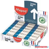 Radír display, kombinált, MAPED "Technic Duo"