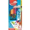 Akvarell ceruza készlet, háromszögletű, ecsettel, MAPED "Color'Peps", 12 különböző szín