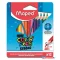 Színes ceruza készlet, háromszögletű, MAPED "Mini Color'Peps Strong", 12 különböző szín
