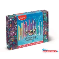   Csillámos színező készlet, MAPED "Color'Peps", 31 darabos
