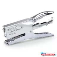   Tűzőgép, kézi, 24/6-8, 26/6-8, 45 lap, fém, RAPESCO "Porpoise", ezüst