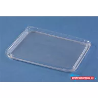   Tető, ételtároló dobozhoz, 500-1000 ml, műanyag, mikrózható, 50 db, "Varia", víztiszta