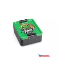   Uzsonnás doboz, LEGO "Ninjago", zöld-fekete-mintás