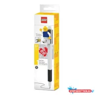 Zseléstoll, 0,7 mm, kupakos, mini figurával, LEGO, fekete